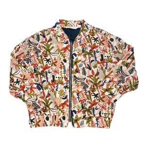 Mango Kids Floral Print Jacket Size 3-4Y